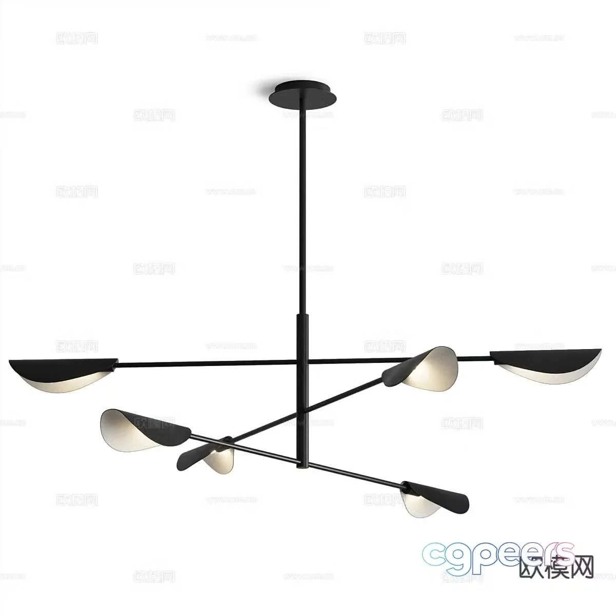 Creative chandelier 3d model