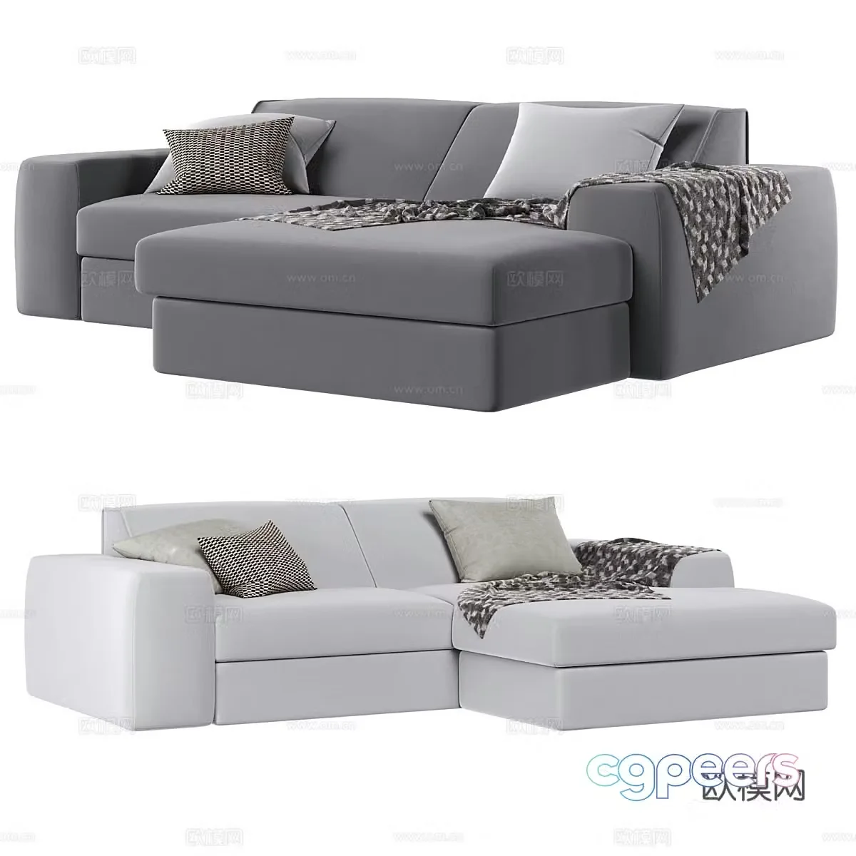 Multiplayer sofa 3d model
