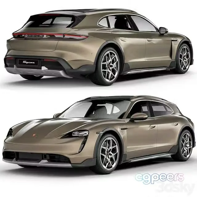 3ds Max Free – Porsche Taycan Turbo S Cross Turismo 2021