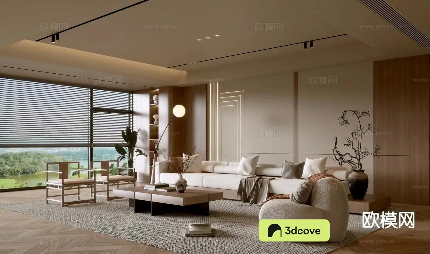 Wabi-sabi living room
