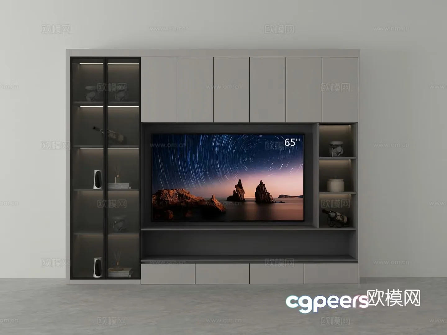 TV cabinet 3d model