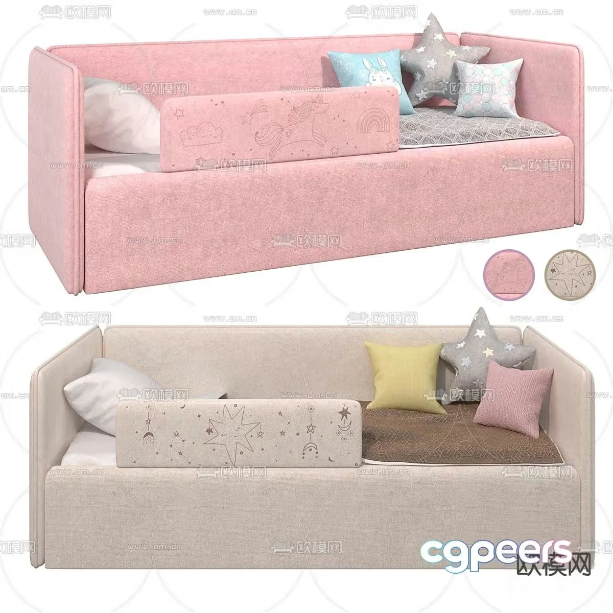 INMYROOM sofa bed 3d model