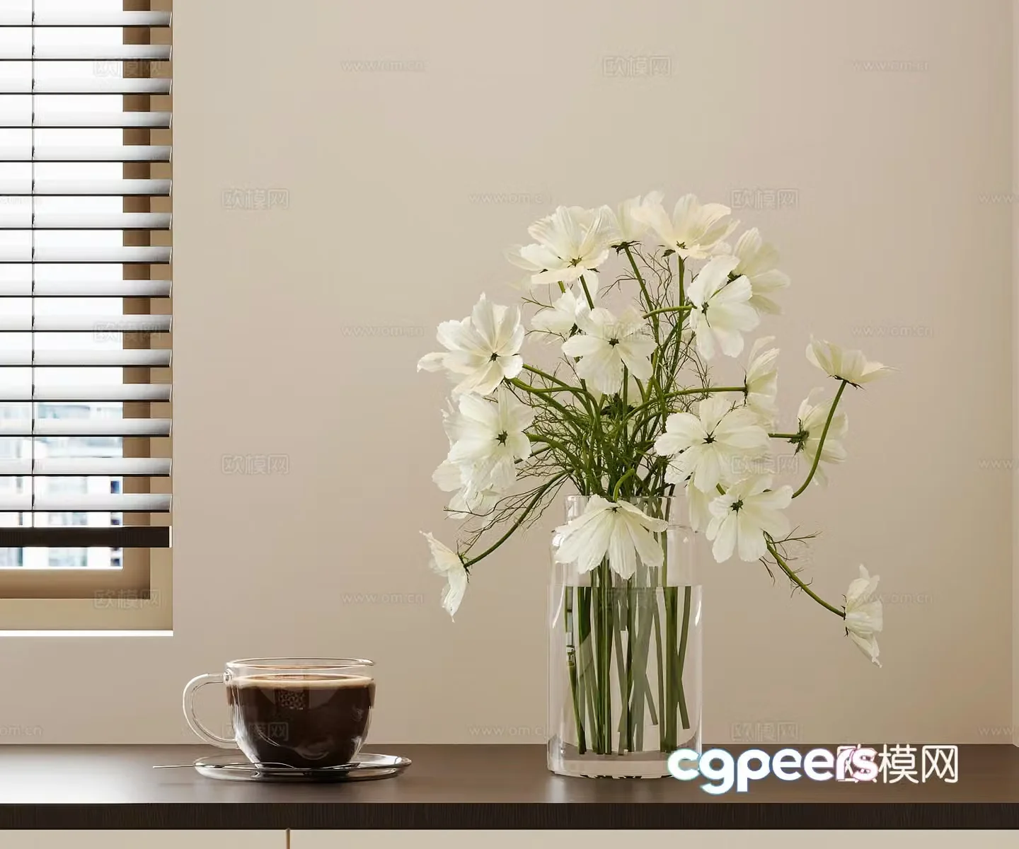 019 vase modern vase ornament 3d model