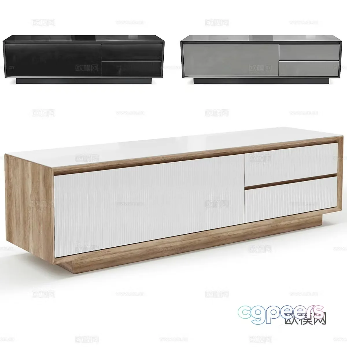 TV cabinet 3d model