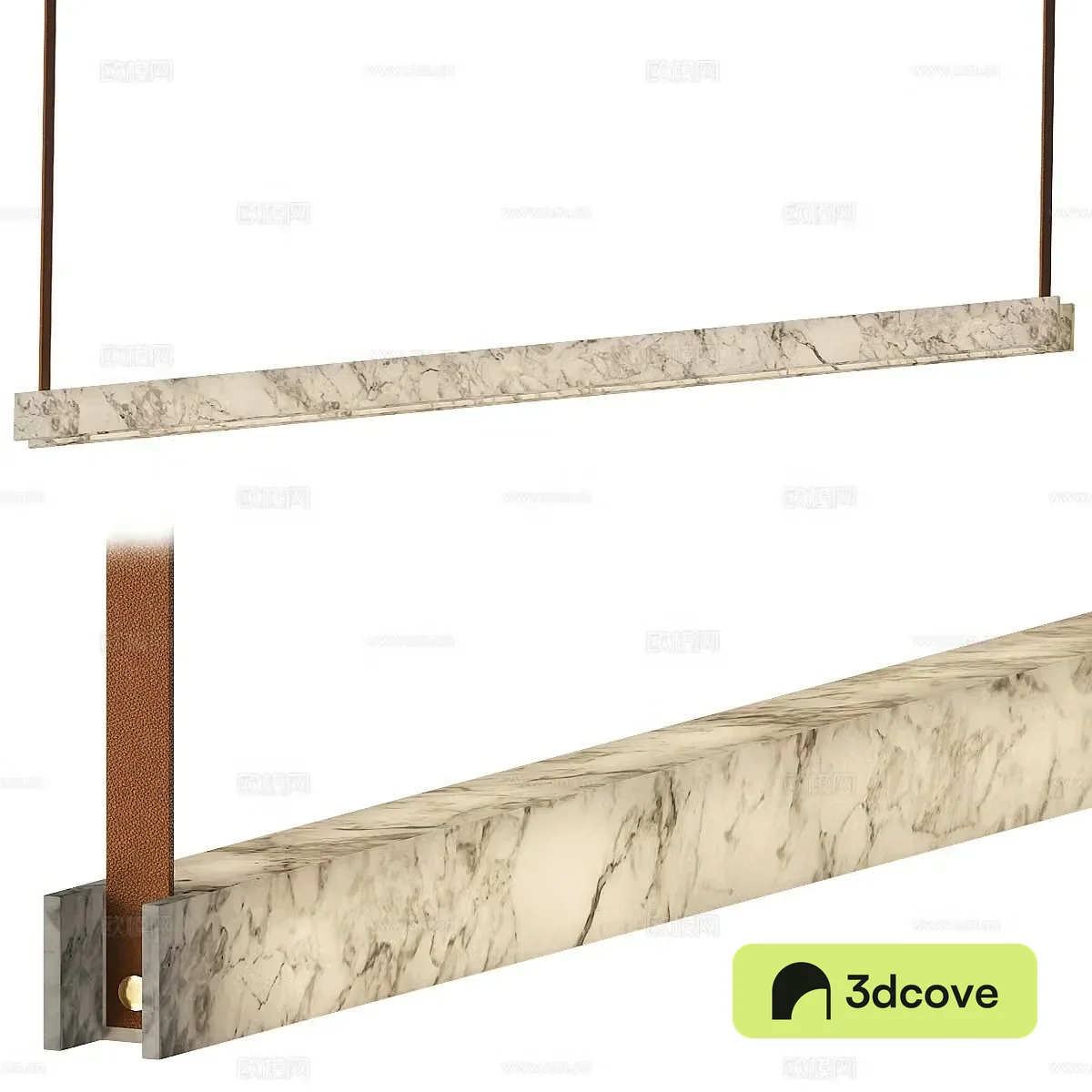 Modern Italian minimalist decorative chandelier