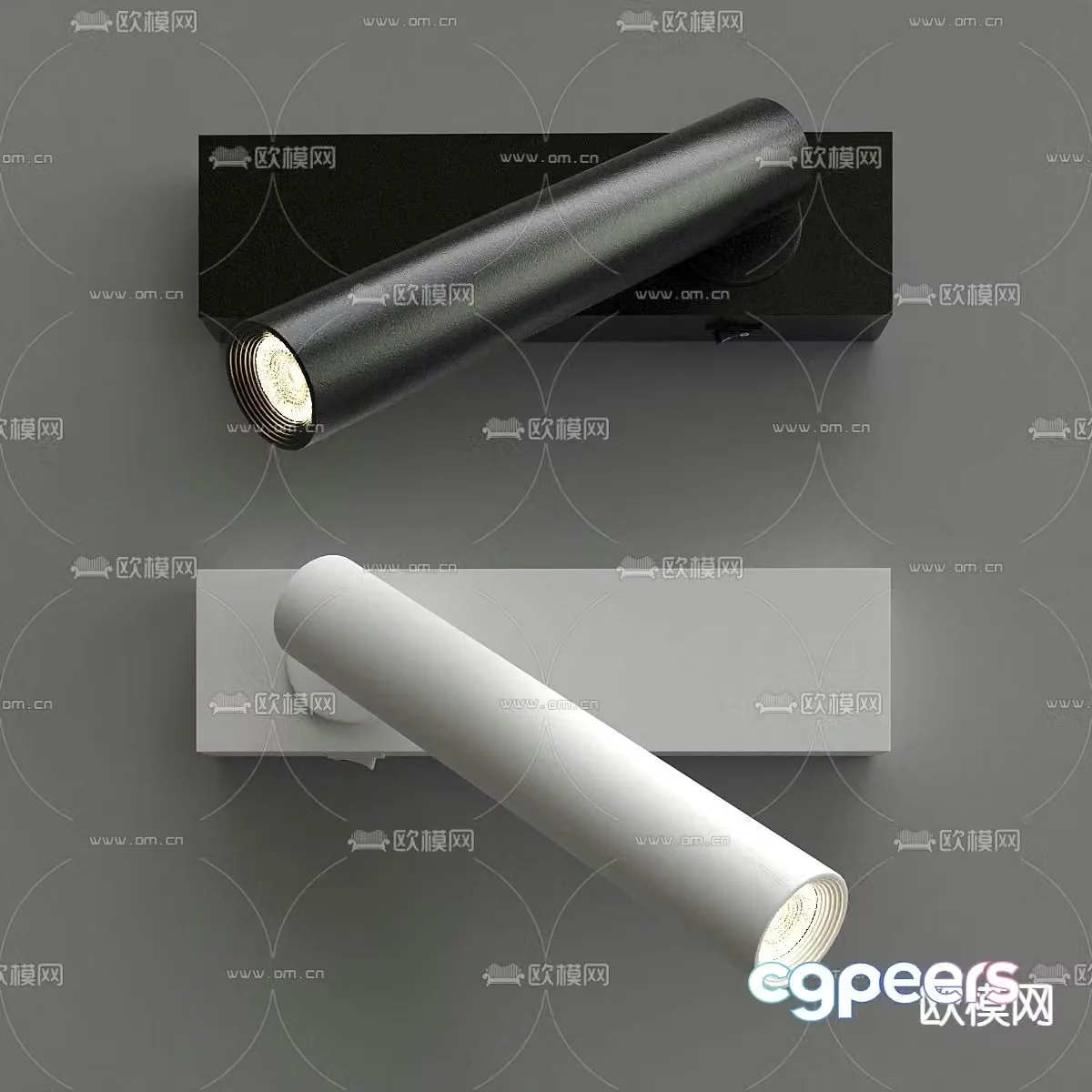 Bedside wall lamp art wall lamp 3d model