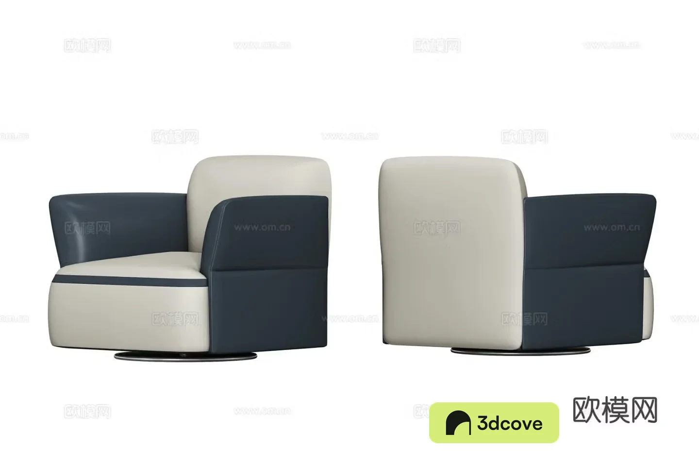 Light luxury single sofa