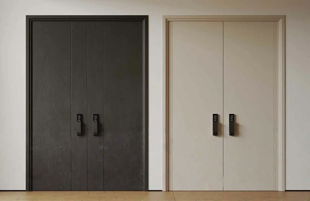Two Doors. They Are Both White 3D Model – 1741 – CORONA Render