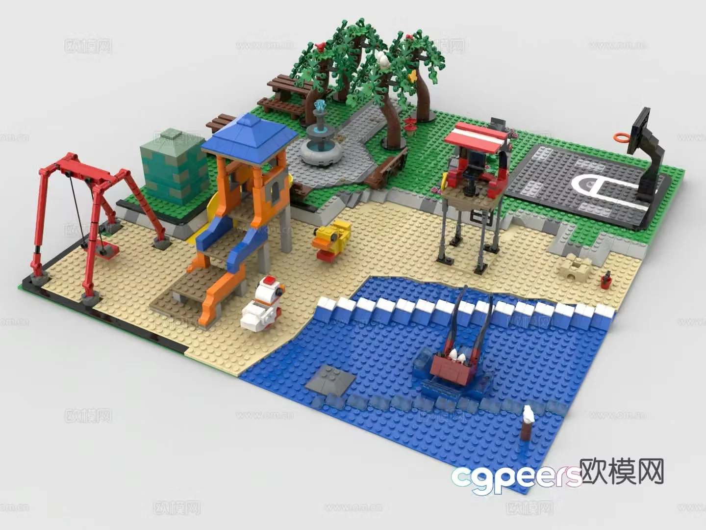 LEGO LEGO toys building block toys 3d model