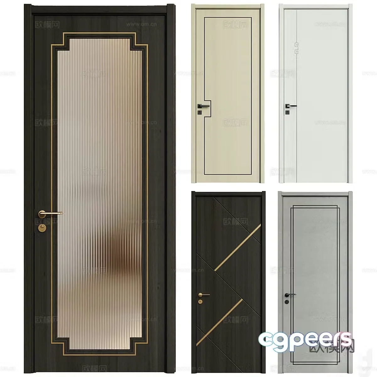 Swing door 3D model