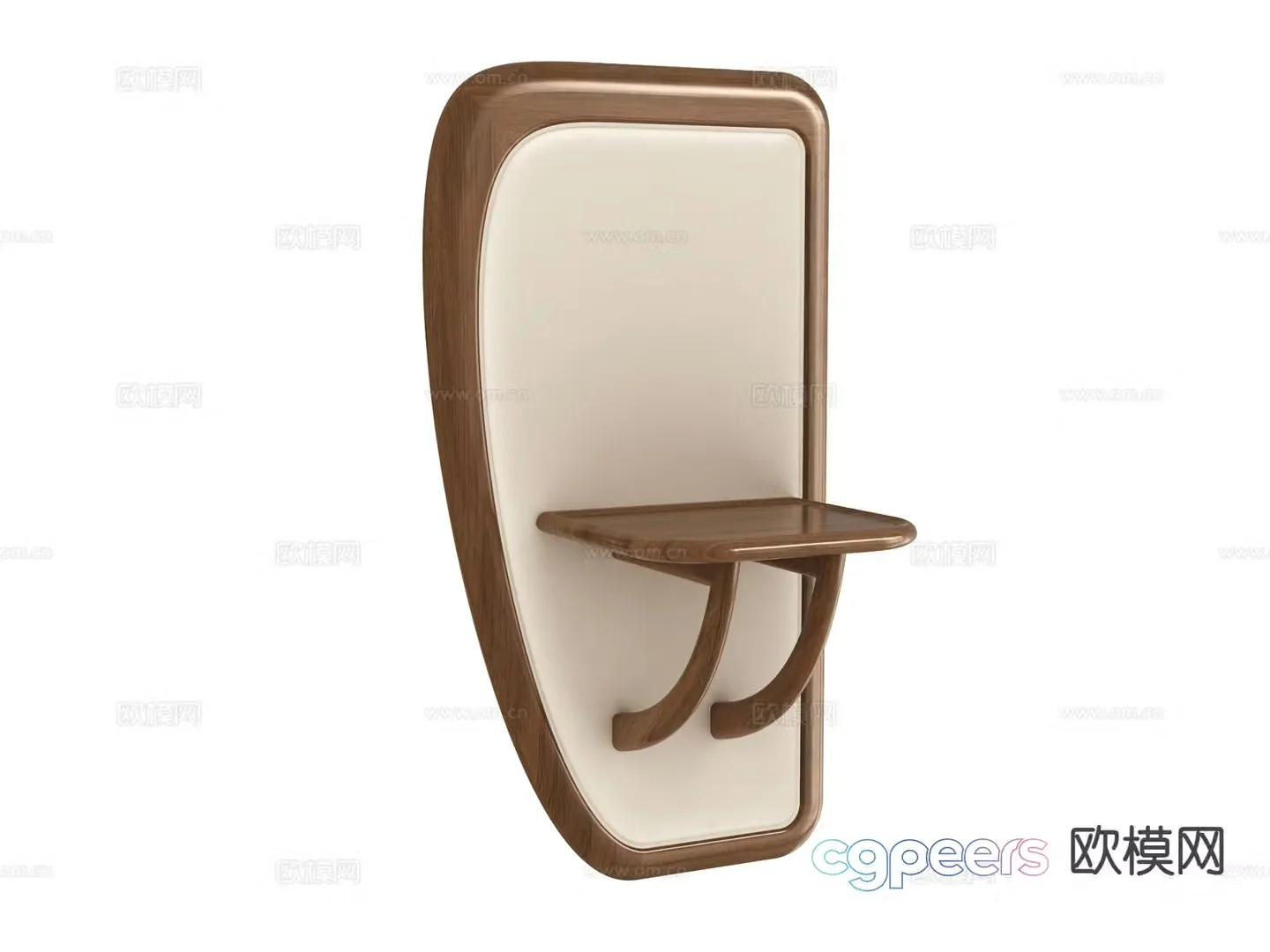 Modern shelf 3d model