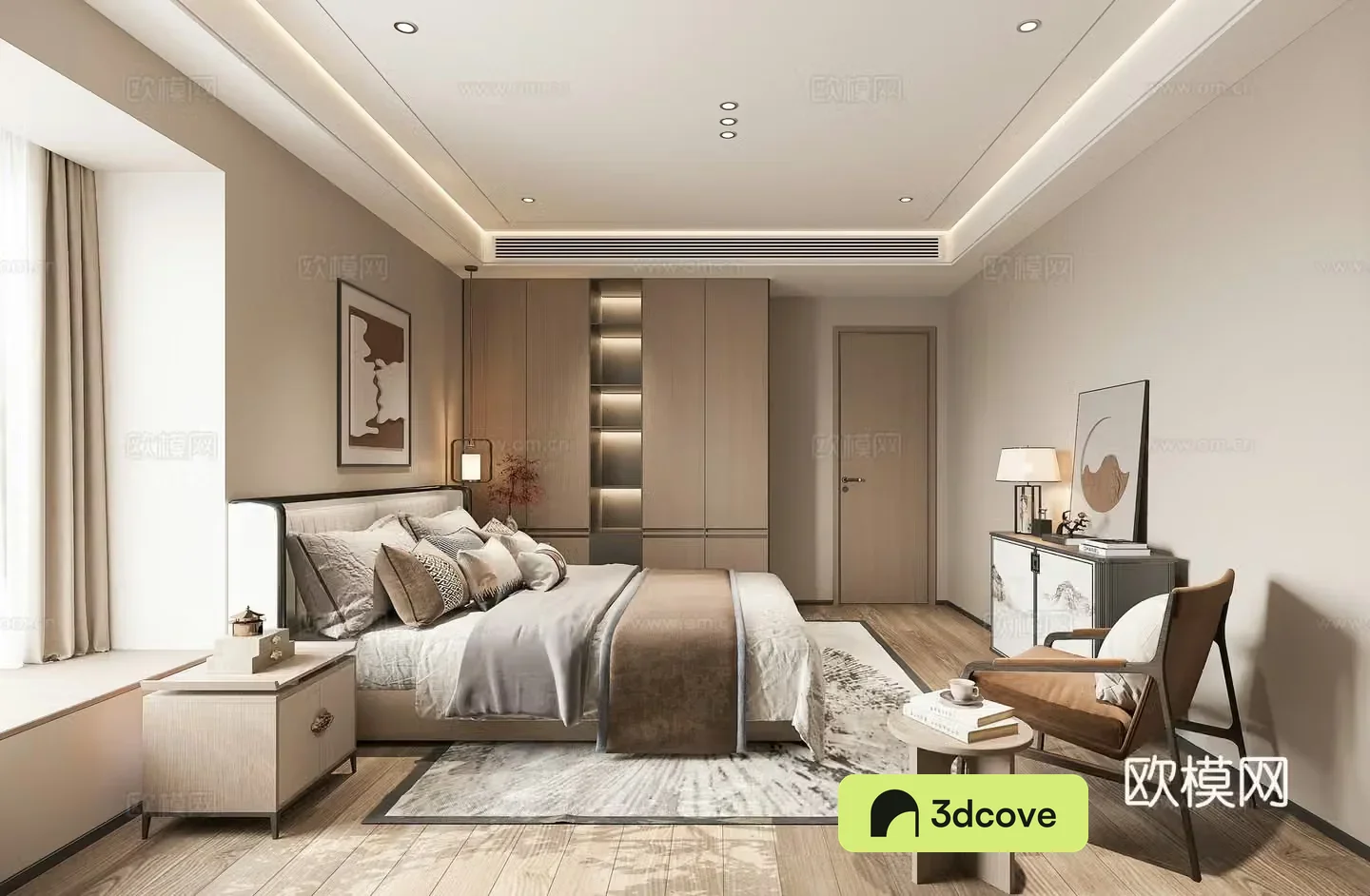 New Chinese bedroom
