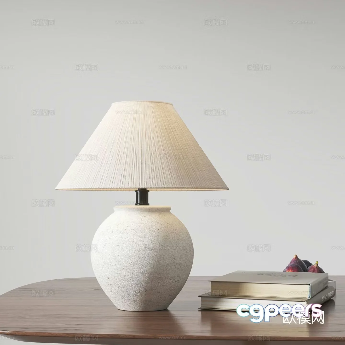 New Chinese style table lamp ceramic table lamp 3d model