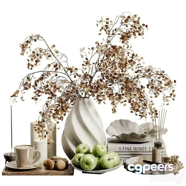 3ds Max Free – decorative set 156