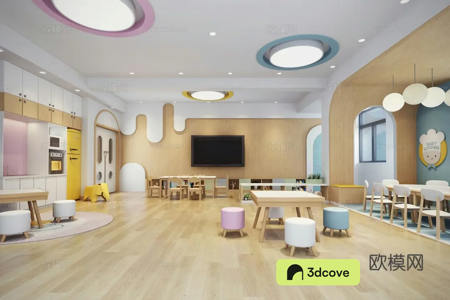 Kindergarten childcare classroom activity classroom children’s class classroom