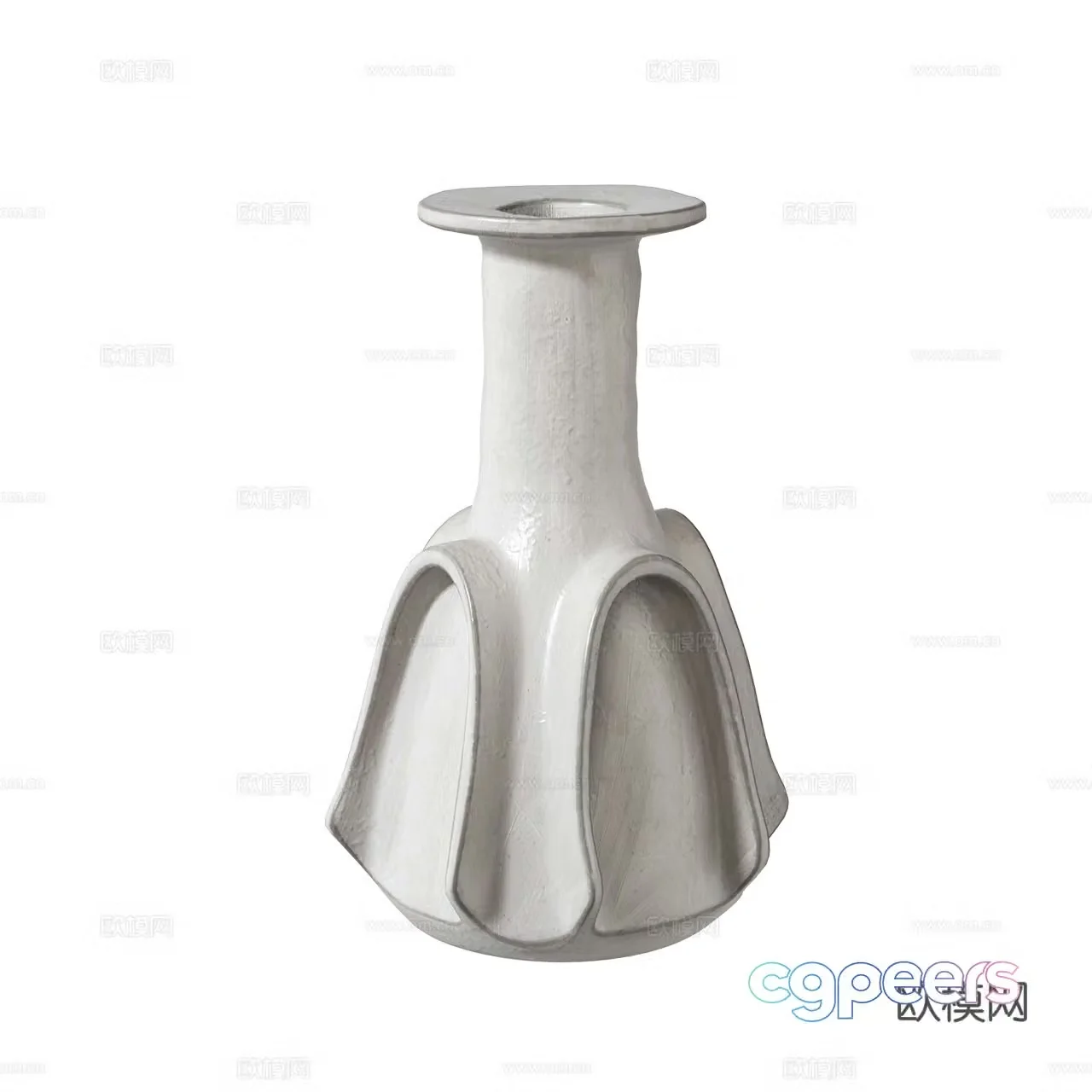Serax Wasabi Wind Vase Ceramic Vase Vase Ornament Wasabi Wind Ornament 3D Model