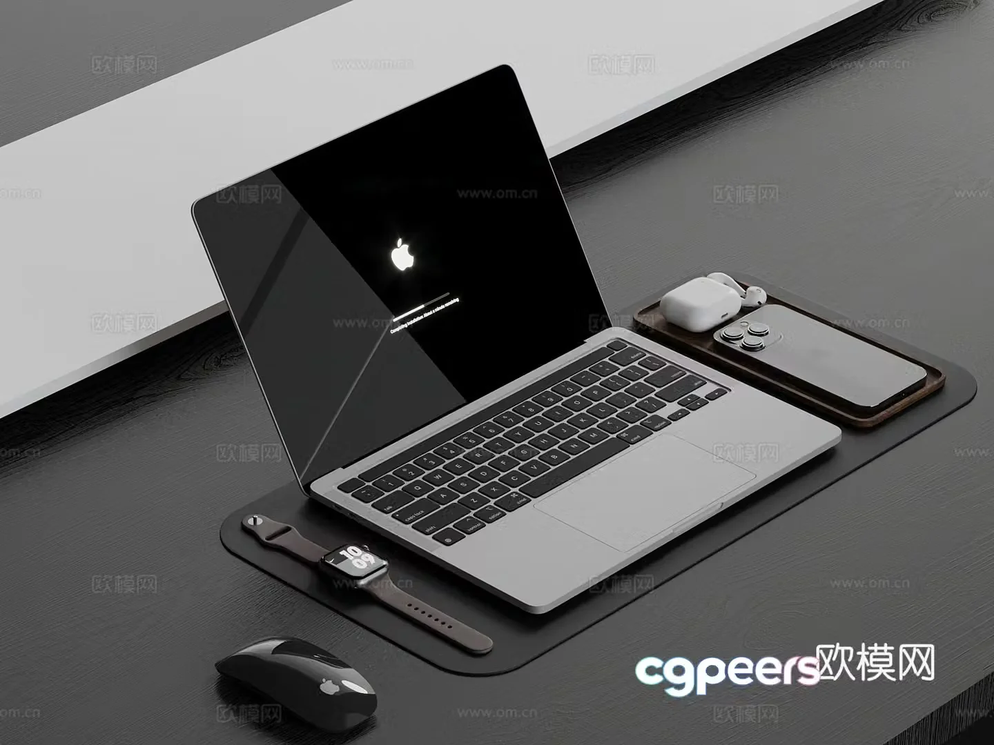 Computer Modern laptop 3d model