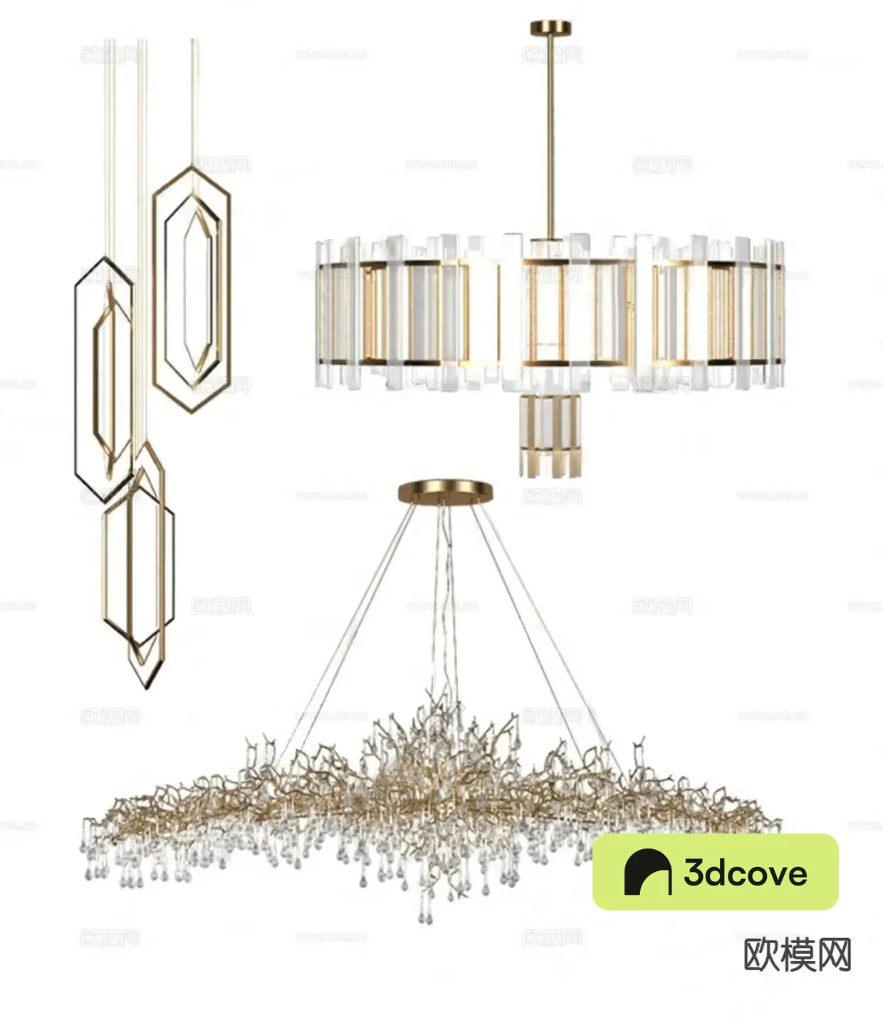 Light luxury chandelier