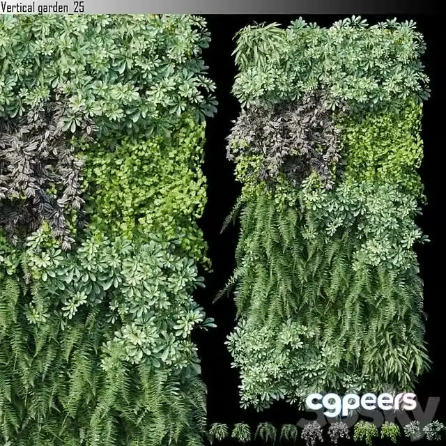 3ds Max Free – Vertical garden_25
