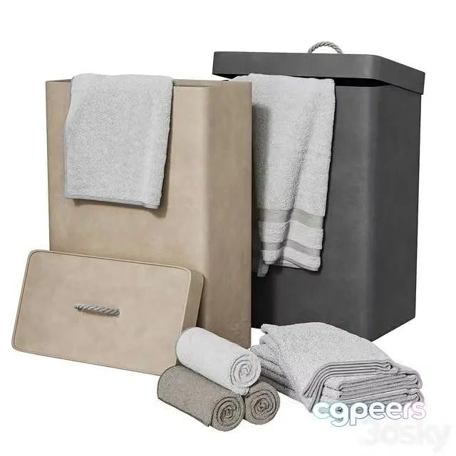 3ds Max Free – Laundry basket Rompicato 3