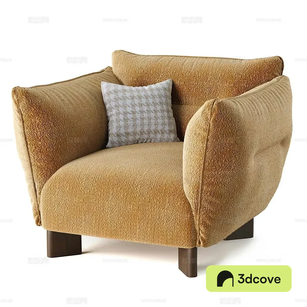 Single sofa armrest sofa