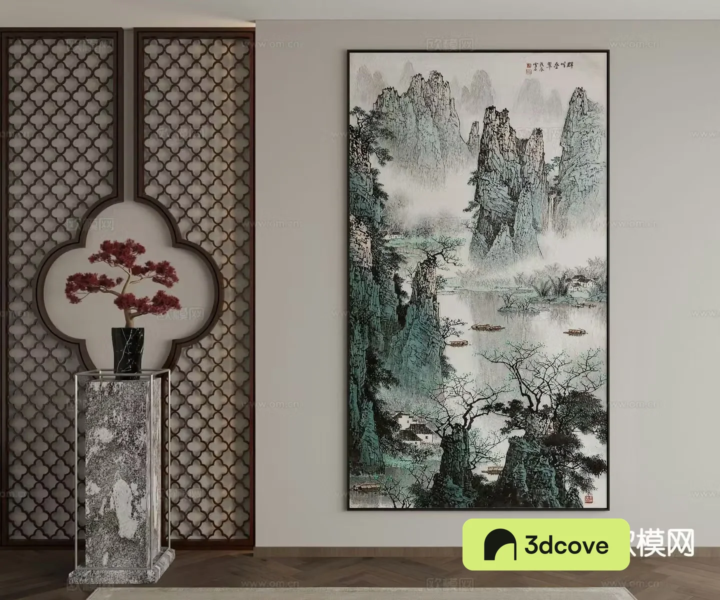 New Chinese style decorative painting landscape painting hanging painting