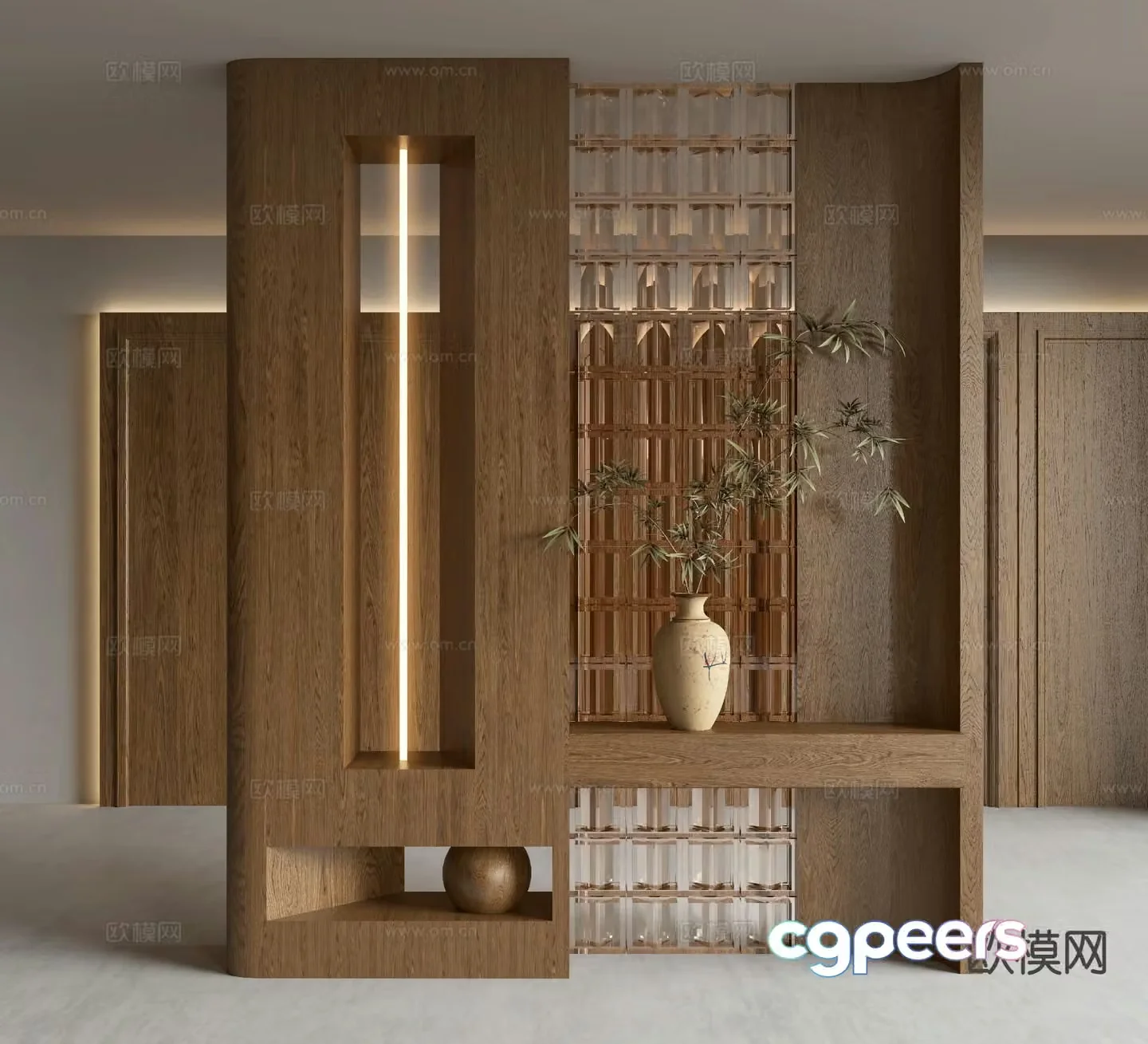 Medieval style entrance hall entrance hall aisle 3D model
