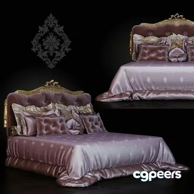3ds Max Free – Luxurious bed