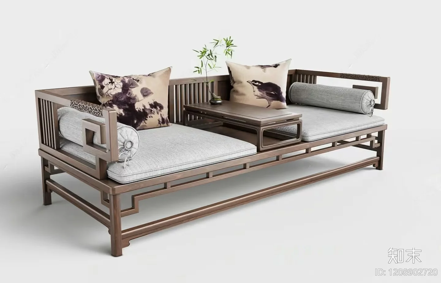 Traditional Chinese Sofa 3D Model – 18290 – VRAY Render