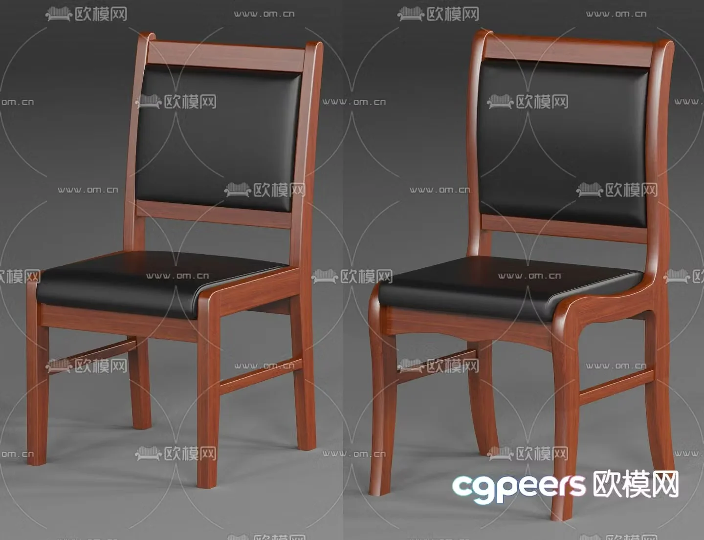 Office chair conference chair back chair 3d model