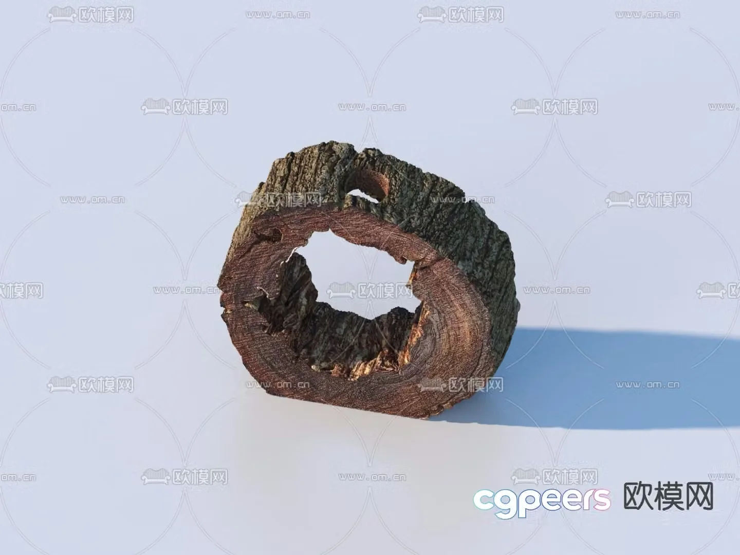 wood strange wood tree stump wooden stump 3d model