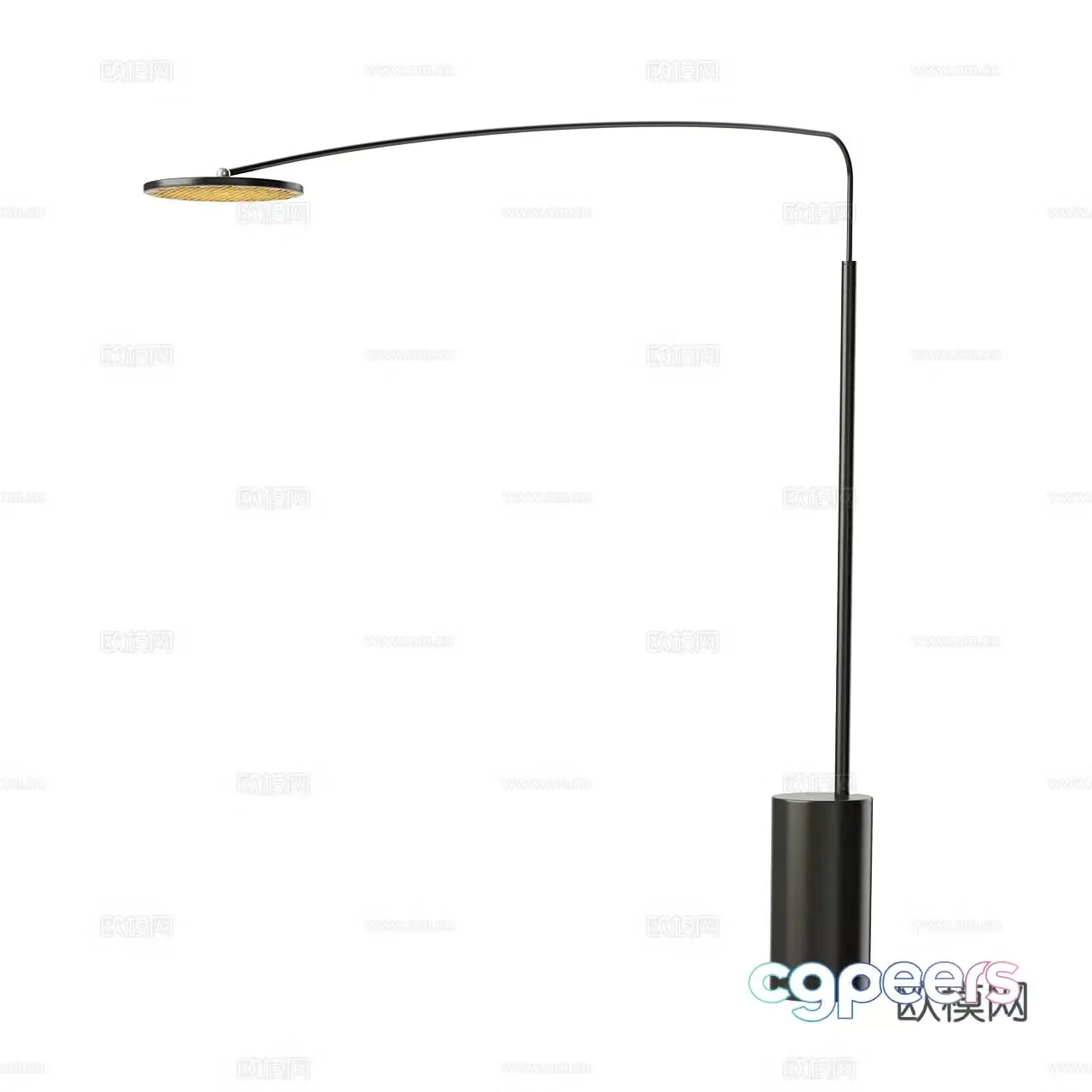 Artemide Modern Floor Lamp Minimalist Floor Lamp Metal Floor Lamp Fishing Lamp 3D Model