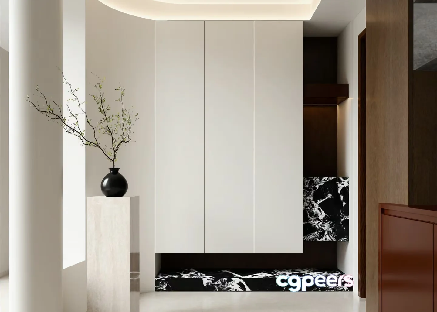 Modern Entryway 3D Model – 23225 – VRAY Render