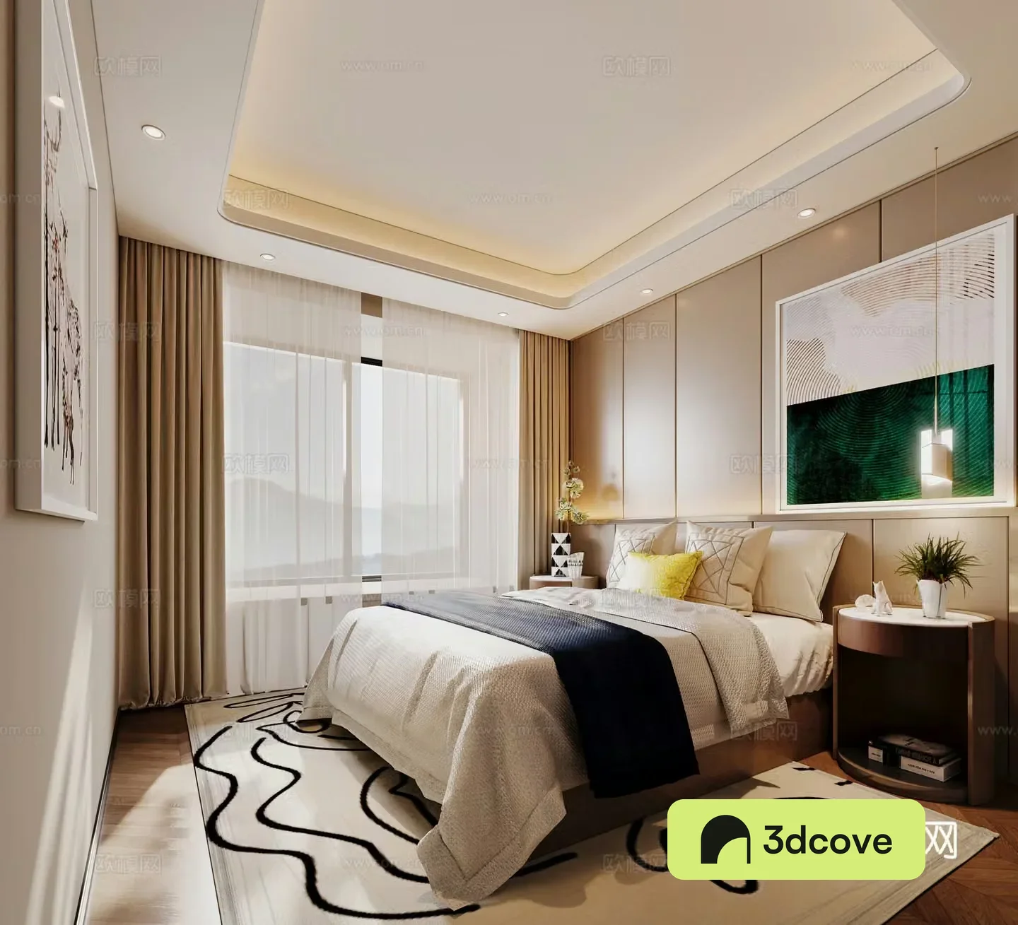 Modern bedroom