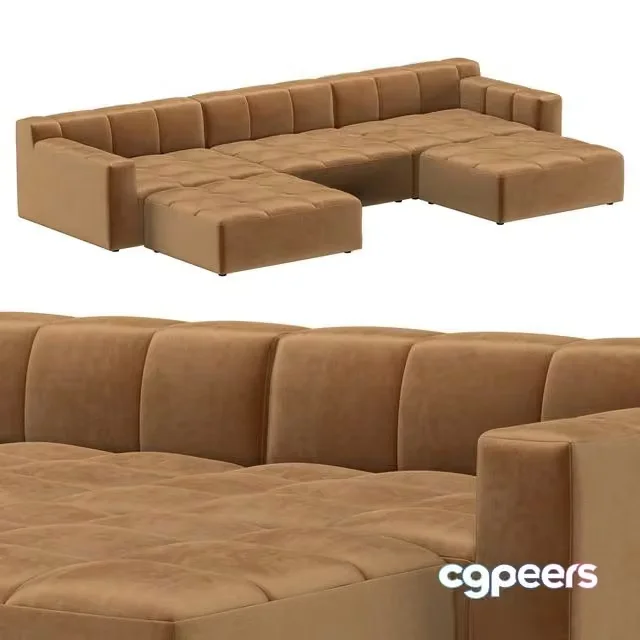 3ds Max Free – BURANO MODULAR CUSTOMIZABLE SECTIONAL
