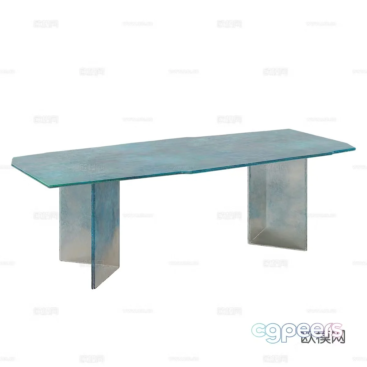 Modern simple dining table Dining table Simple dining table Table 3d model