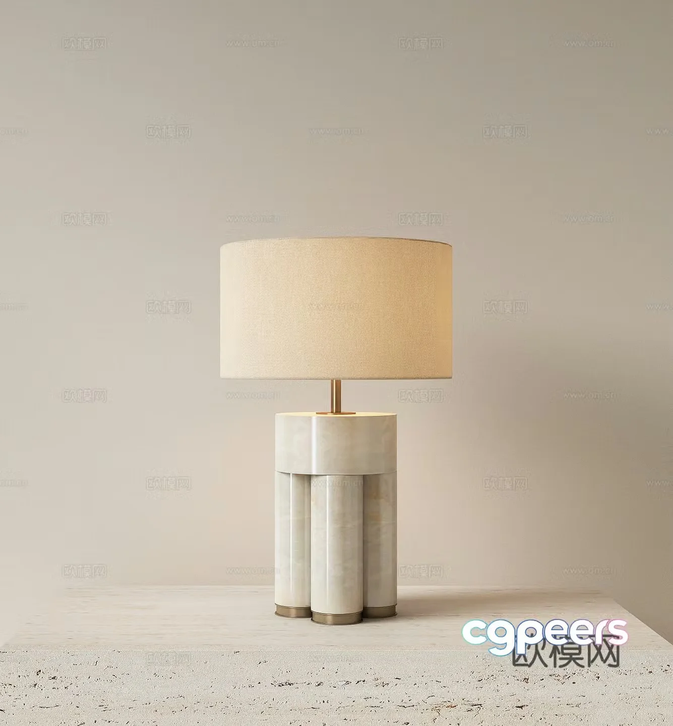 Modern light luxury desk lamp bedside desk lamp study desk lamp living room desk lamp retro desk lamp 3D model
