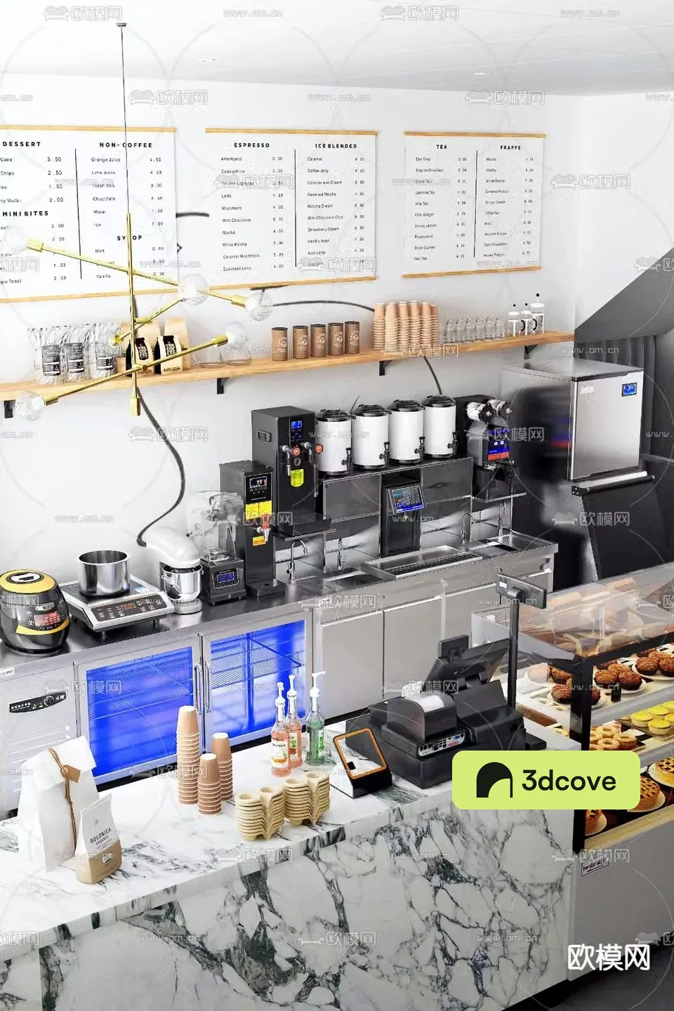 Dessert shop workbench Operating table