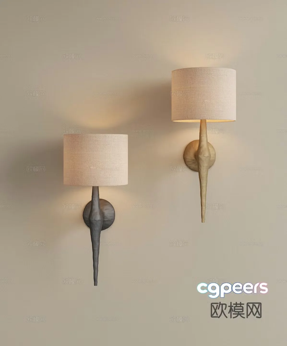 European style bedside wall lamp metal wall lamp front wall lamp living room wall lamp retro wall lamp 3d model