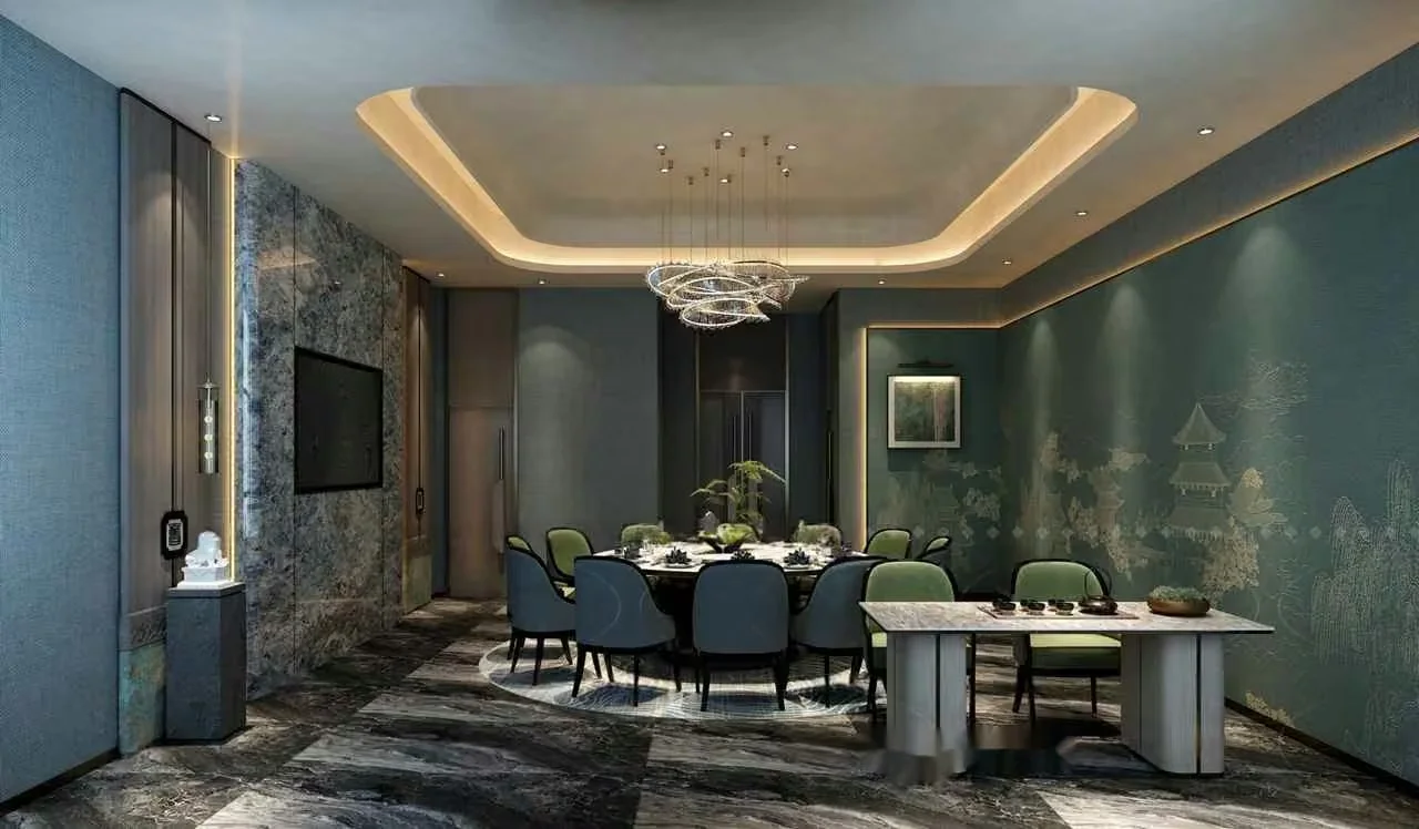 Modern Dining Room 3D Model – 9498 – VRAY Render