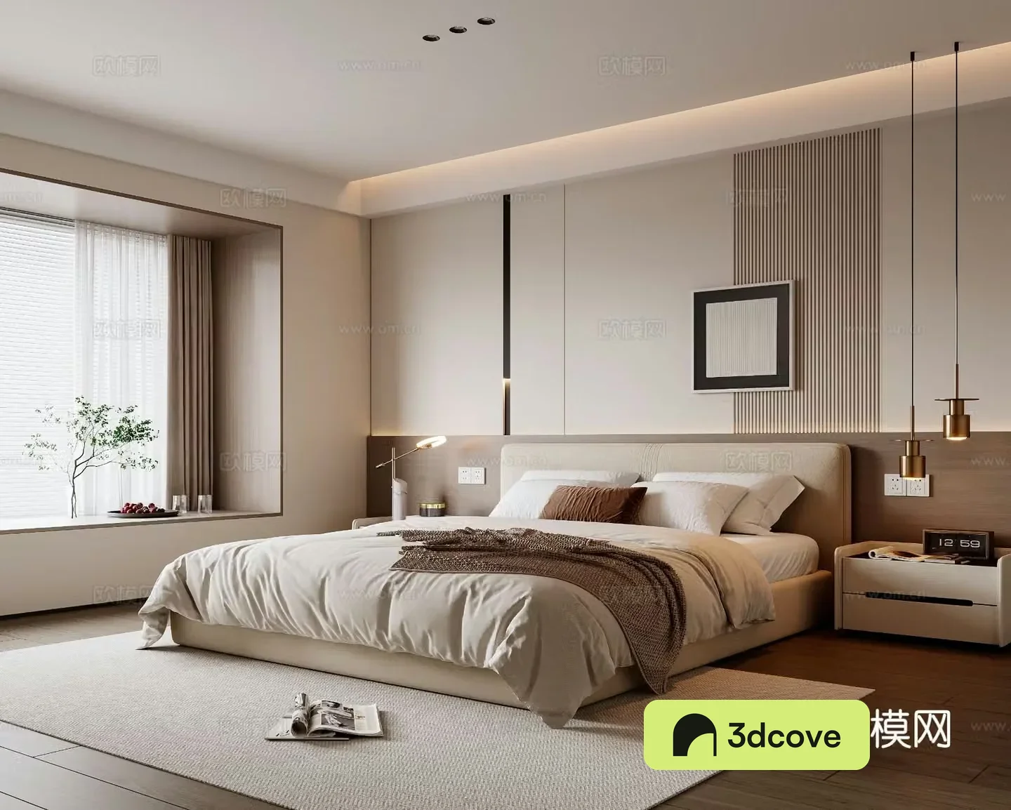 Modern bedroom