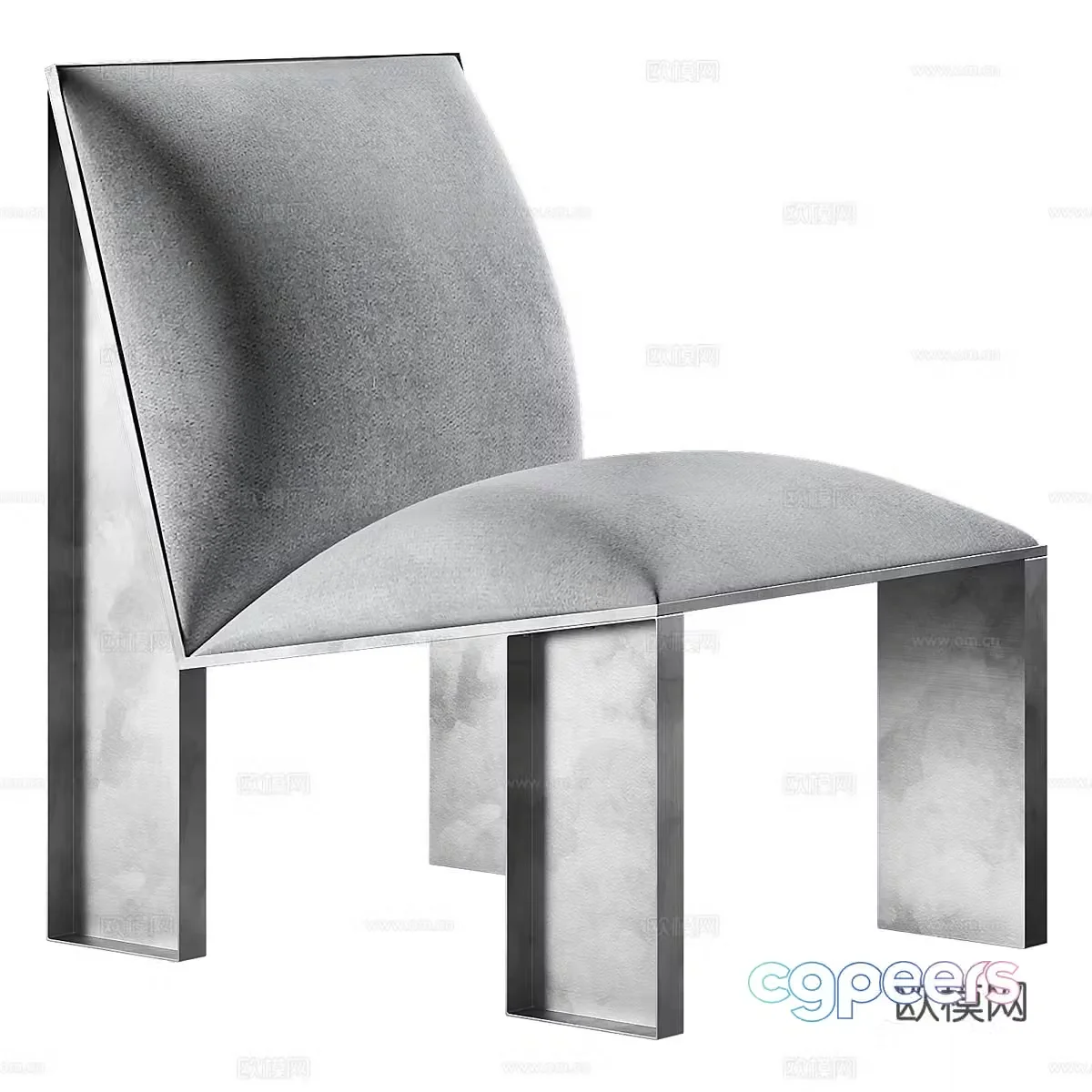 Modern Italian Ele armchair 3d model