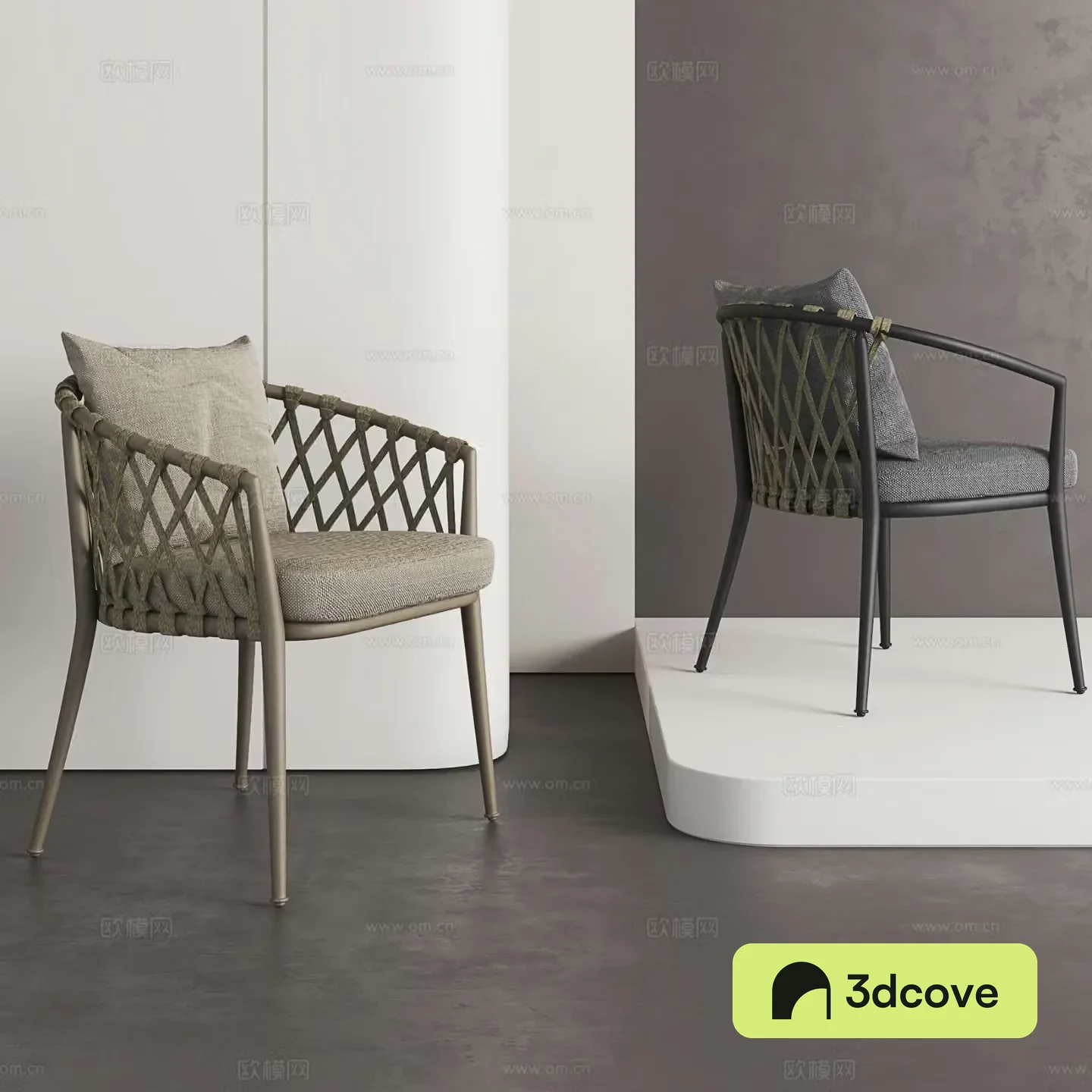 Nordic chair outdoor chair dining chair