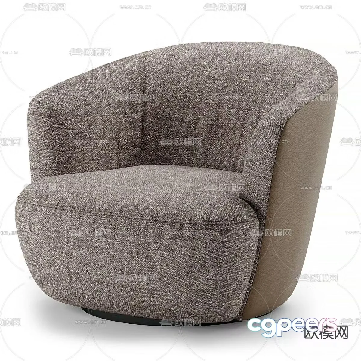 Single sofa 3d model