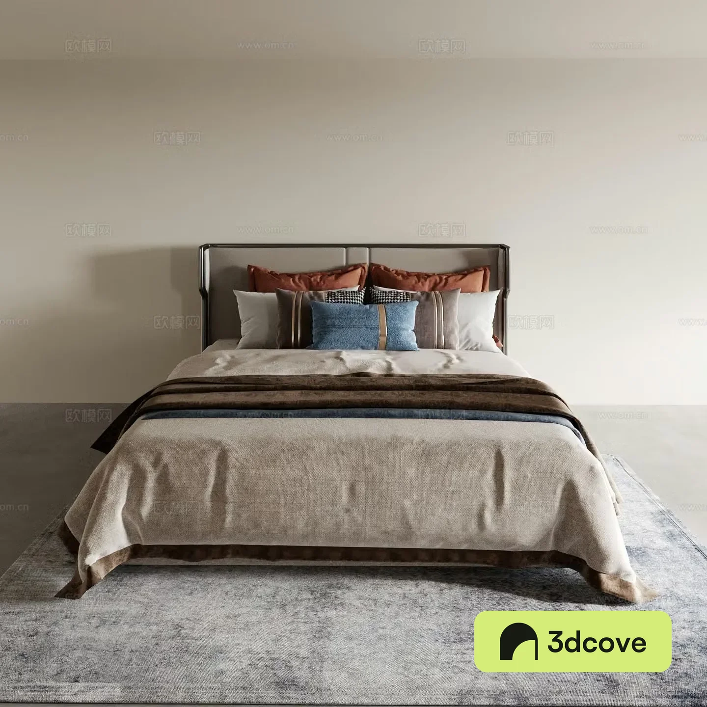 New Chinese double bed
