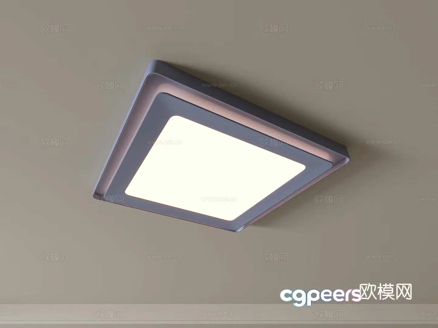 Modern ceiling lamp Geometric ceiling lamp Bedroom lamp Artistic shaped lamp Fashion living room lamp 3D model