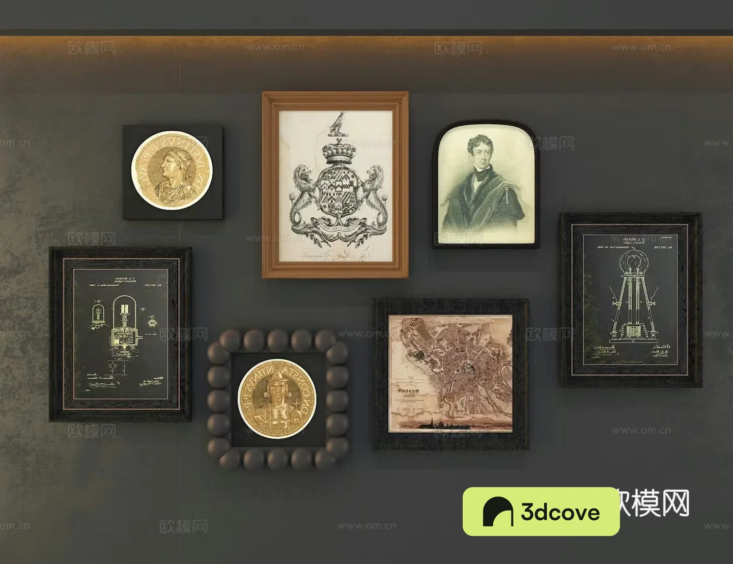 medieval style decorative painting
