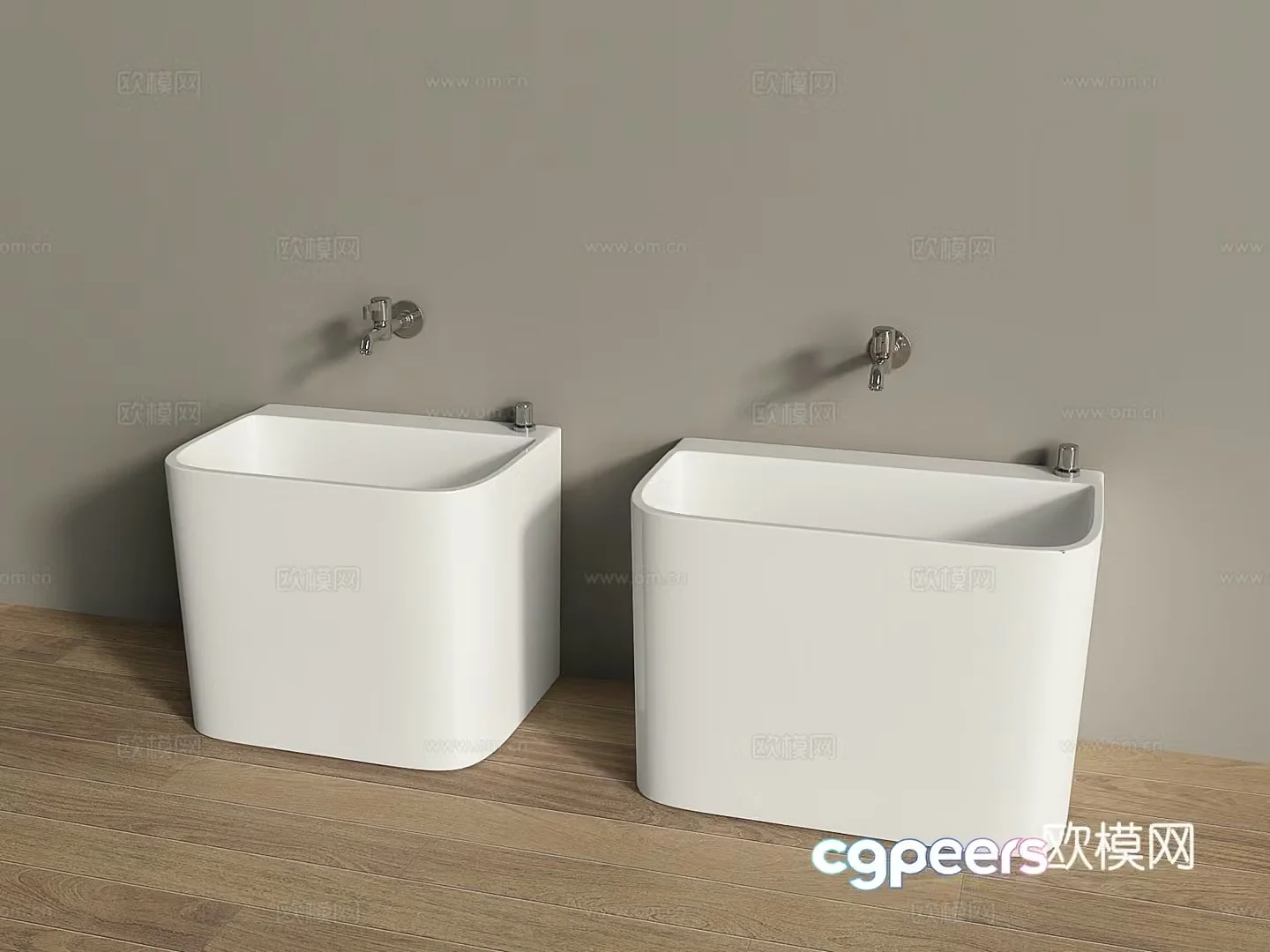 Modern mop pool mop pool 3d model
