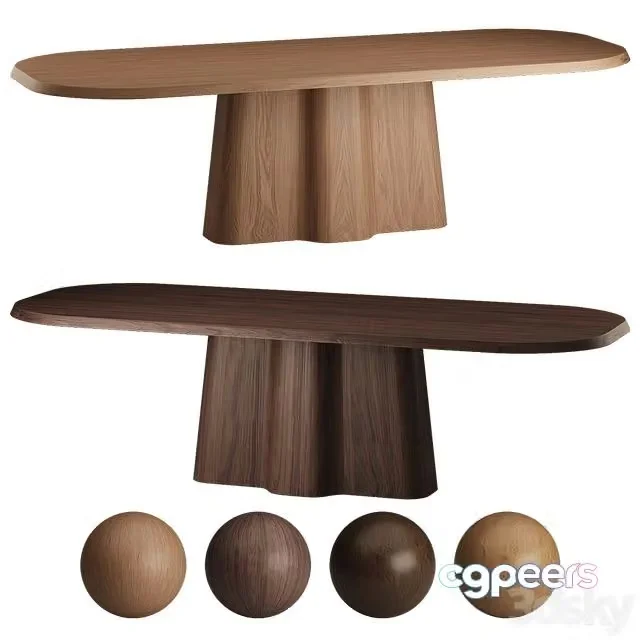 3ds Max Free – Kyoto Rectangular Dining Table