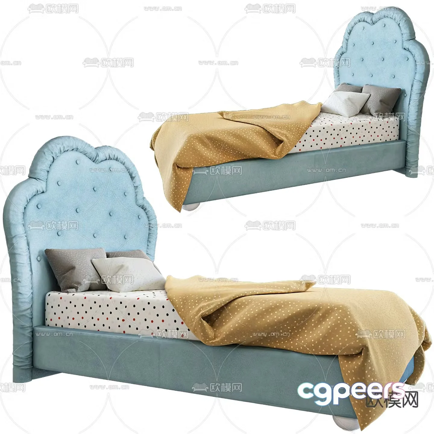 Children’s bed 3d model